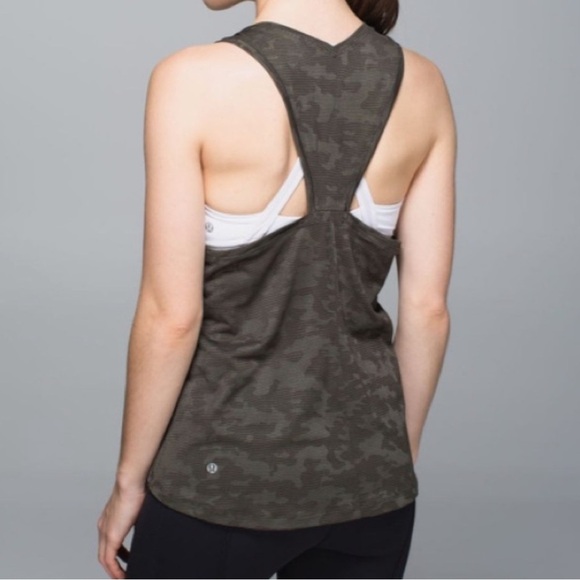 Lululemon Ride For Days Tank Deep Camo - Picture 1 of 4
